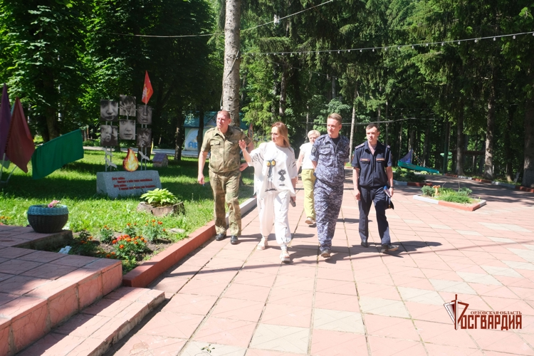 Представители Росгвардии проверили антитеррористическую защищённость в детском санатории «Орловчанка»