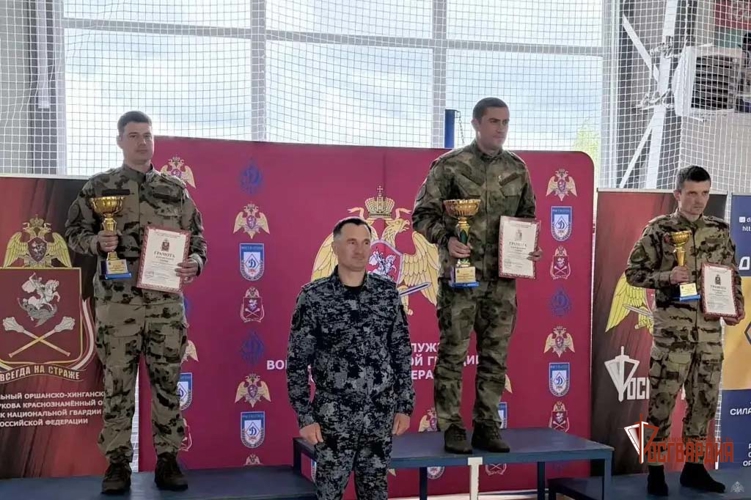 Орловские росгвардейцы стали призерами чемпионата Центрального округа по служебному биатлону