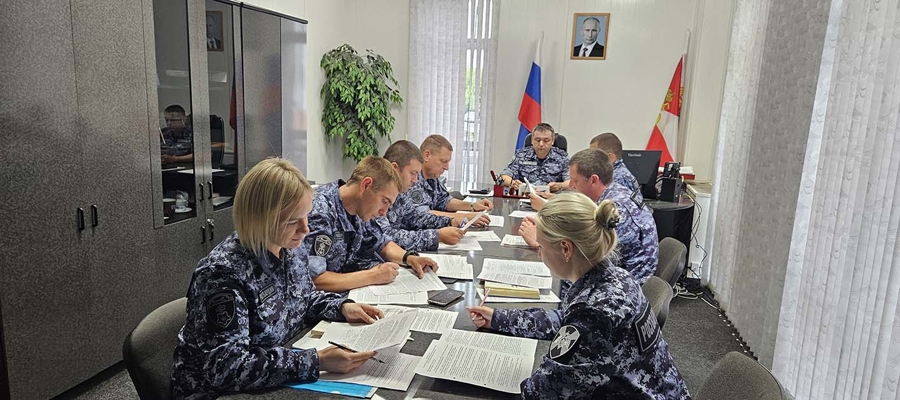 В Управлении вневедомственной охраны Орловской области подвели итоги за первое полугодие 2026 года
