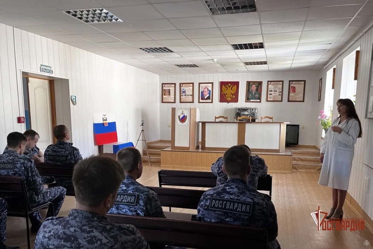 В подразделении Росгвардии прошло профилактическое занятие