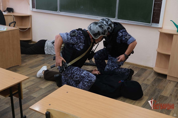 В Орле росгвардейцы приняли участие во всероссийских учениях