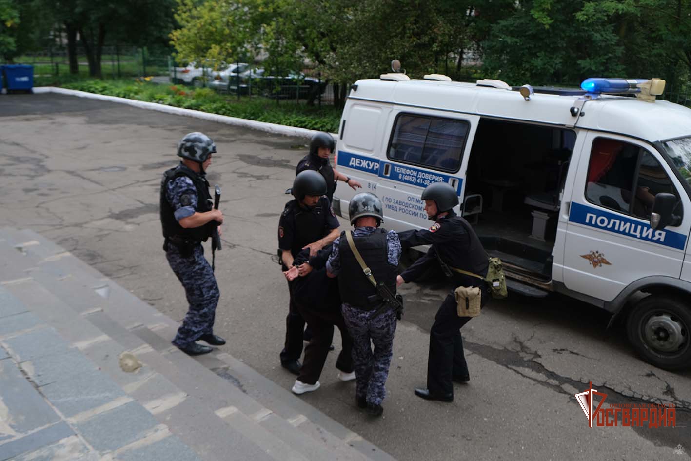 В Орле росгвардейцы приняли участие во всероссийских учениях