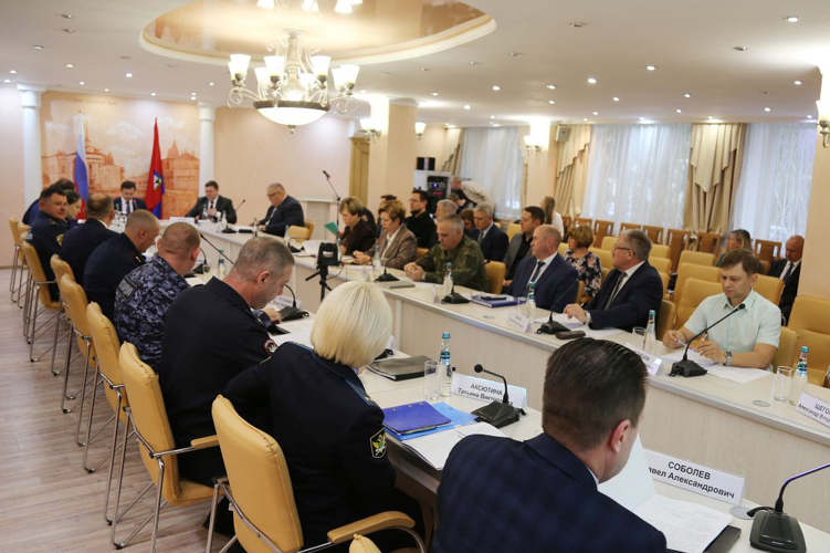 Росгвардейцы приняли участие в совместном заседании АТК и оперштаба Орловской области