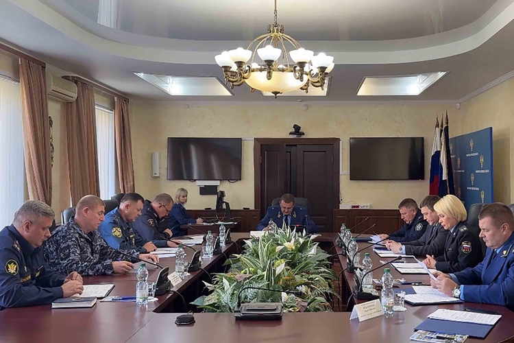 Представитель регионального Управления Росгвардии принял участие в Координационном совещании руководителей правоохранительных органов